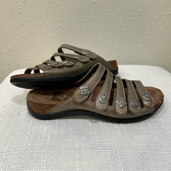 Dansko Janie Sandals Bronze Metallic Leather Women’s Comfort Shoes US Size 6 - Picture 2 of 8